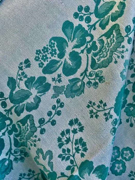 Винтаж! 100% лен покрывало гобеленовое жаккрард капа