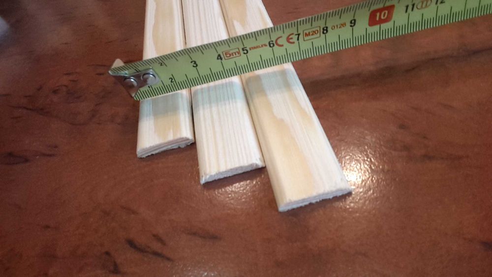 Listwa maskująca 5x22 mm drewniana maskownica opaska  wykończeniowa