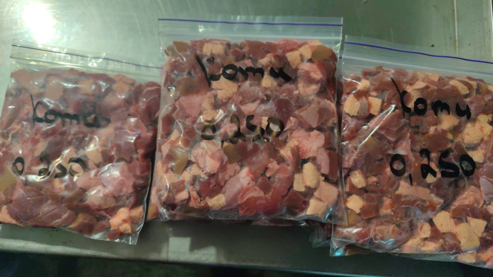 Мікси з натуральних продуктів для собак.  Натуральне харчування