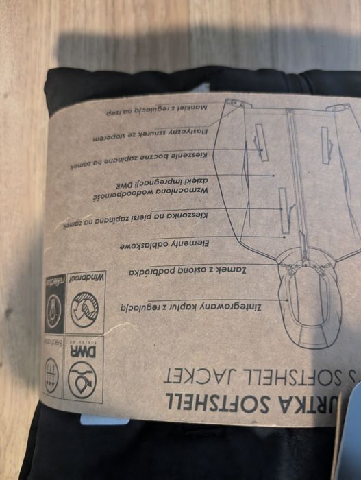 Damska kurtka Softshell nowa rozmiar S czarna Campus