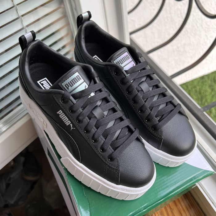 Женские кожаные кроссовки кеды Puma Mayze Leather оригинал