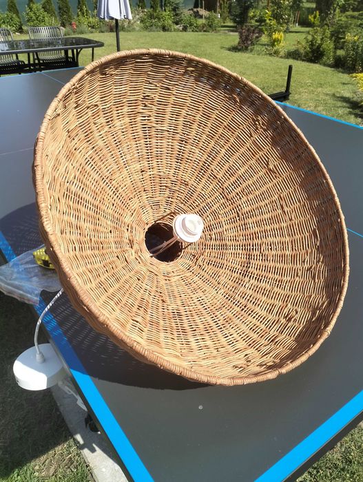 Lampa wisząca wiklina