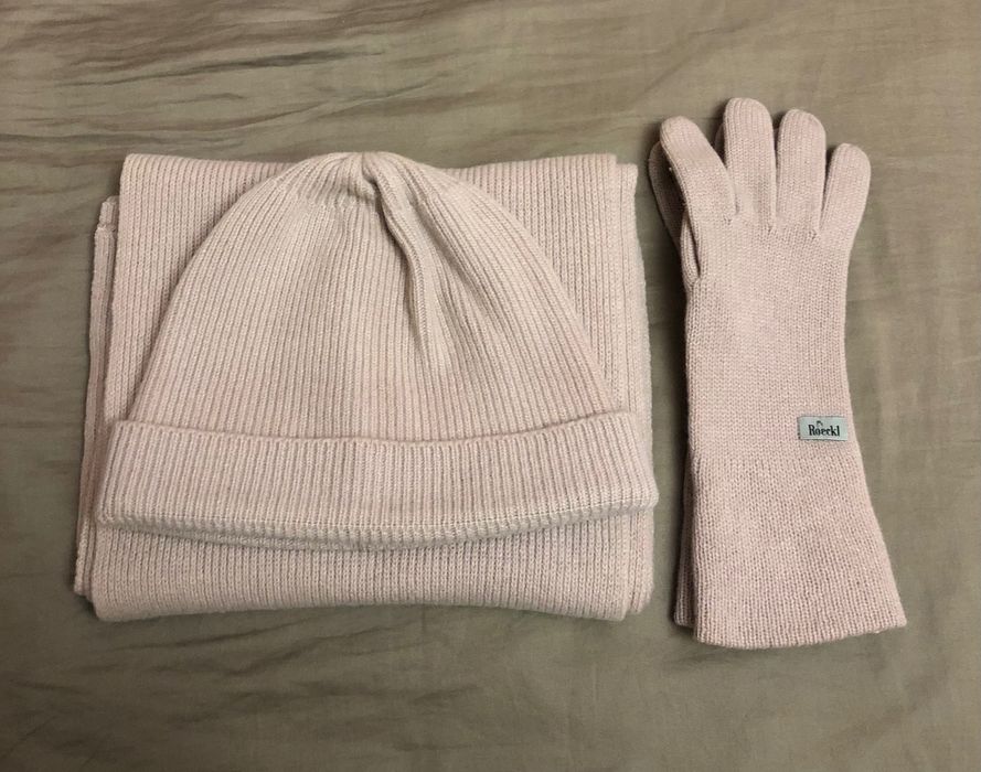 Набор шапка шарф перчатки