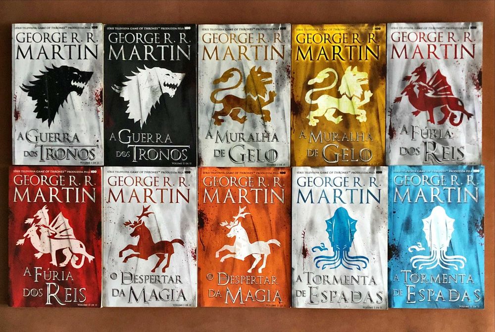 LIVRO A Guerra dos Tronos Game of Thrones George R Martin Edição Bolso