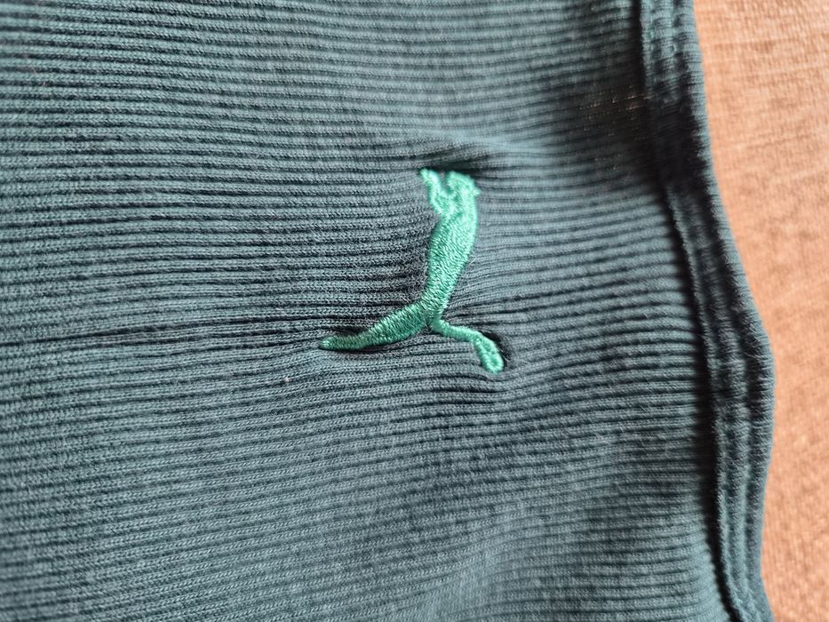 Koszulka bokserka damska Puma zielona