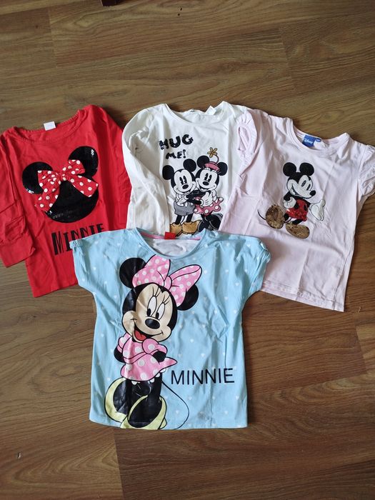 Bluzki Myszka Miki i Minnie 8-10 lat