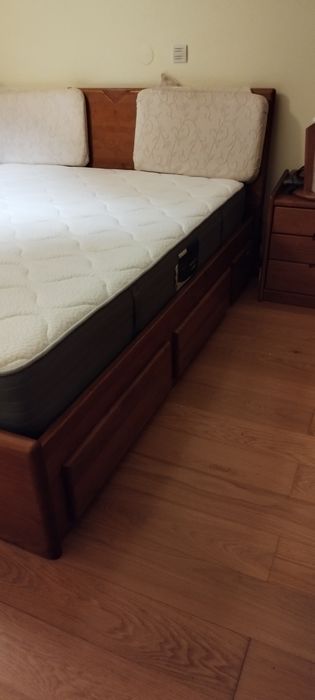 Mobília de quarto, cerne, pinho mel maciça