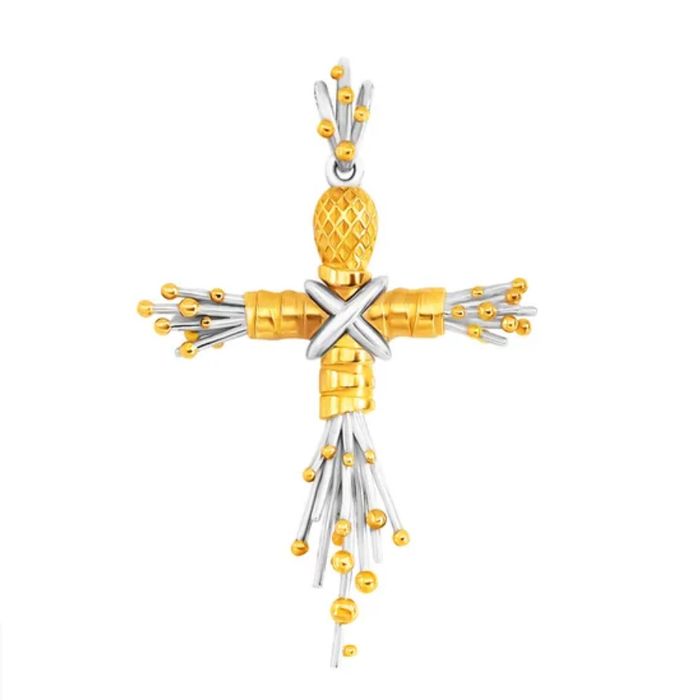 Підвіс Лялька-Мотанка з позолотою