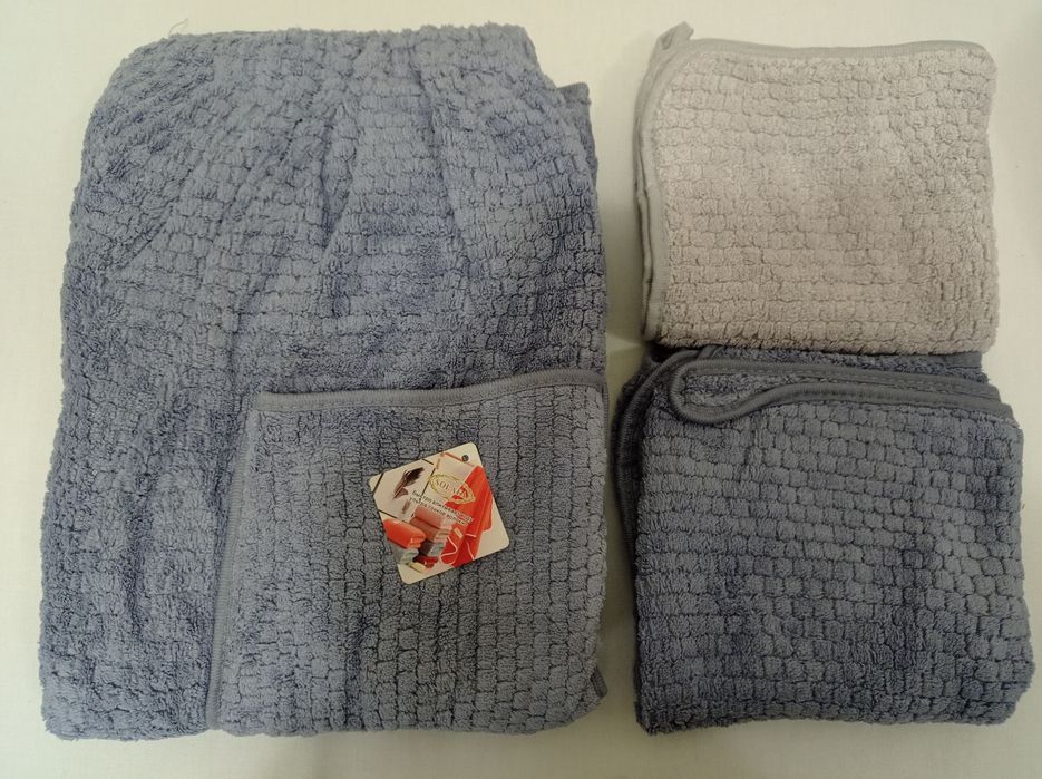 Набір в сауну, баню , рушник-халат із мікрофібри