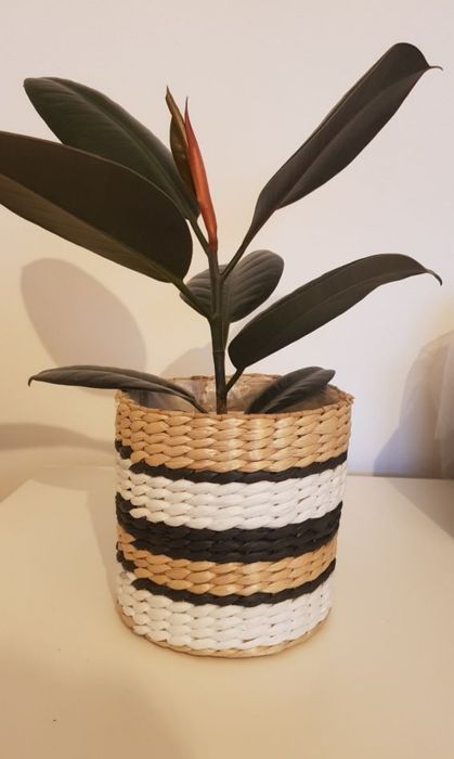 Osłonka pleciona na kwiatki