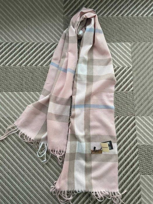 Шарф Burberry Pink кашеміровий
