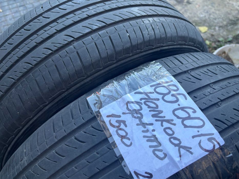 185-60-R15 HANKOOK OPTIMO резина шины пара 2 штуки GERMANY 2022