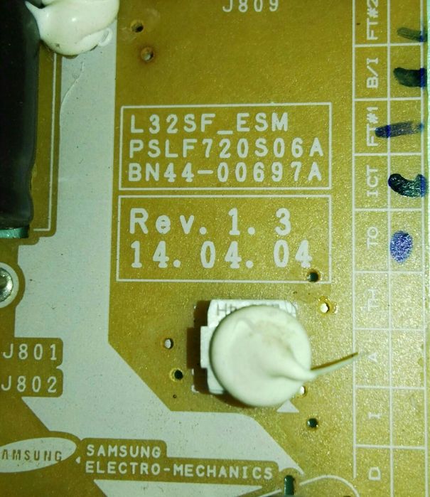 Fonte de alimentação samsung l32sf_esm bn44 - 0 0 6 9 7