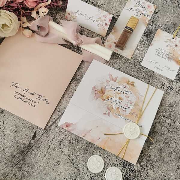Zaproszenia Ślubne Folderowe FO07