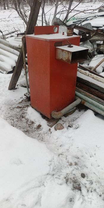 Котел твердопаливний з газовою установкою