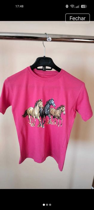 T shirt estampada criança