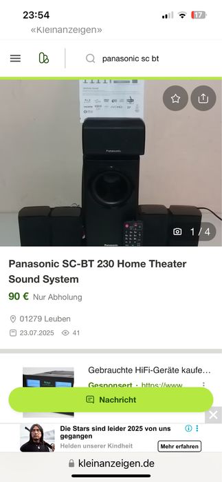 Panasonic Model SA-BT230 блюрей проигрыватель и колонки