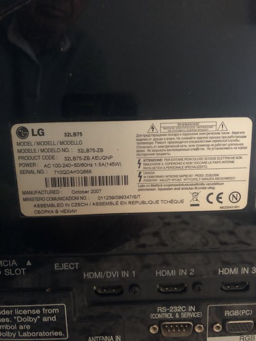 Televisão LG 32LB7564751068387971124