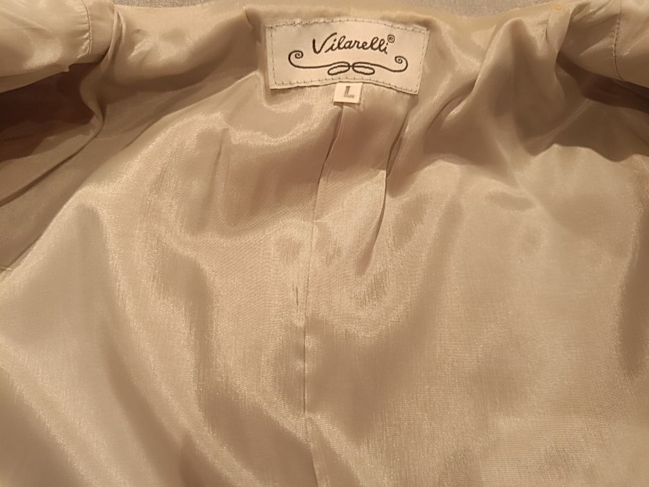 Casaco cinzento tamanho L