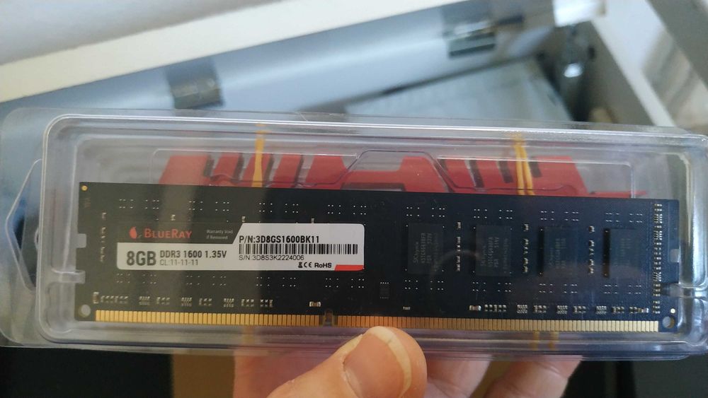Memoria  BlueRay 8GB DDR3 1600MHZ