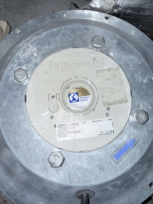 Вентилятор, робоче колесо ziehl-abegg RE28P-4EK.6F.1R