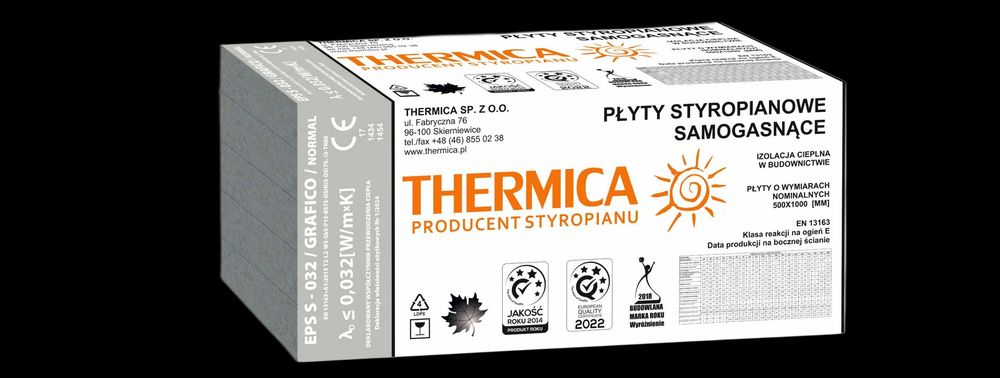 Styropian grafitowy ociepleniowy EPS 033  265zł/m3