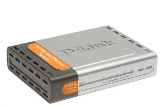 Комутатор локальної мережі (Switch) - Dlink DES 1005D