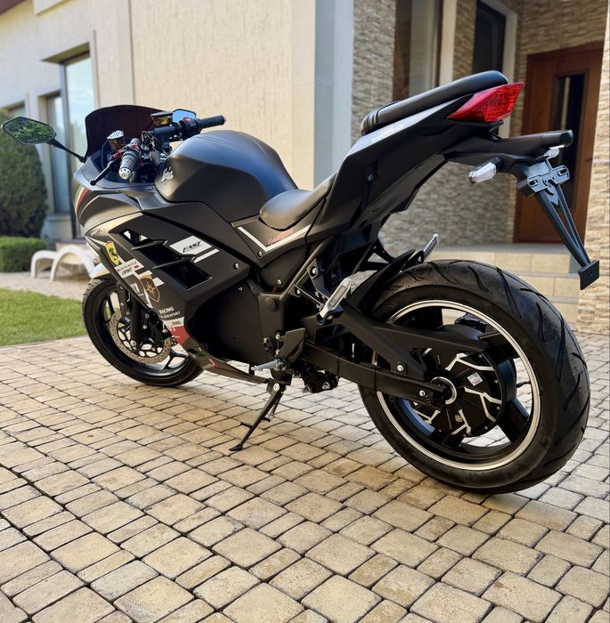 Електробайк Ninja 2990Вт, є розстрочка, гарантія, електромотоцикл, чорний