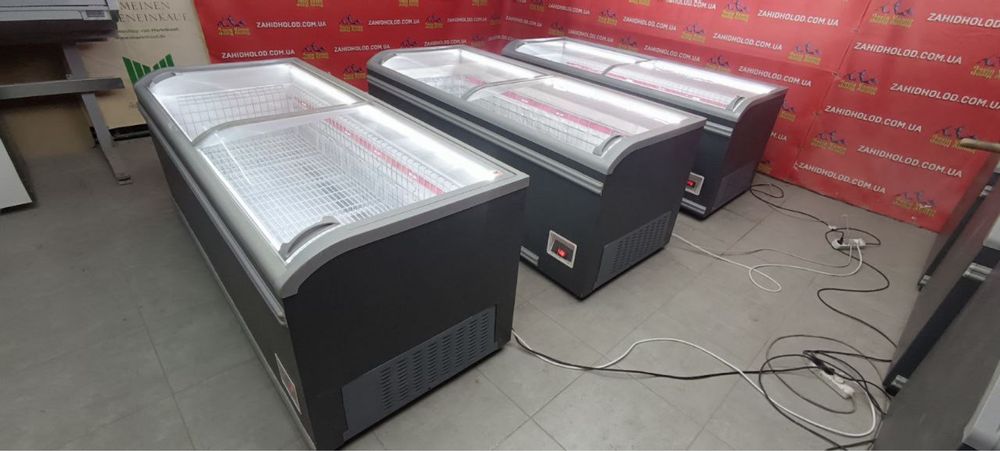 Бонета морозильна Камера AHT. Холодильна вітрина АНТ Ларь Надставка