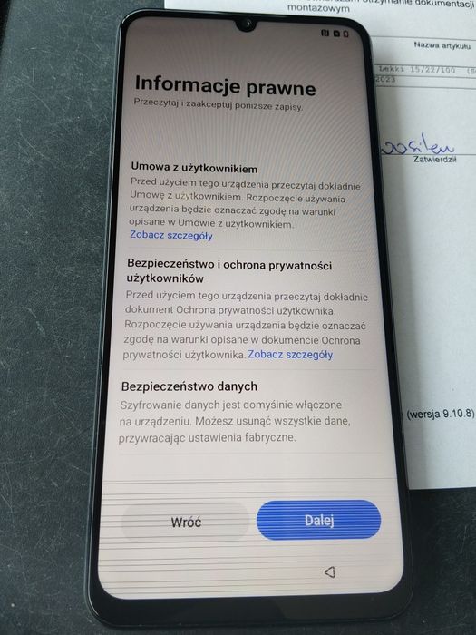 Realme c61 wada wyświetlacza