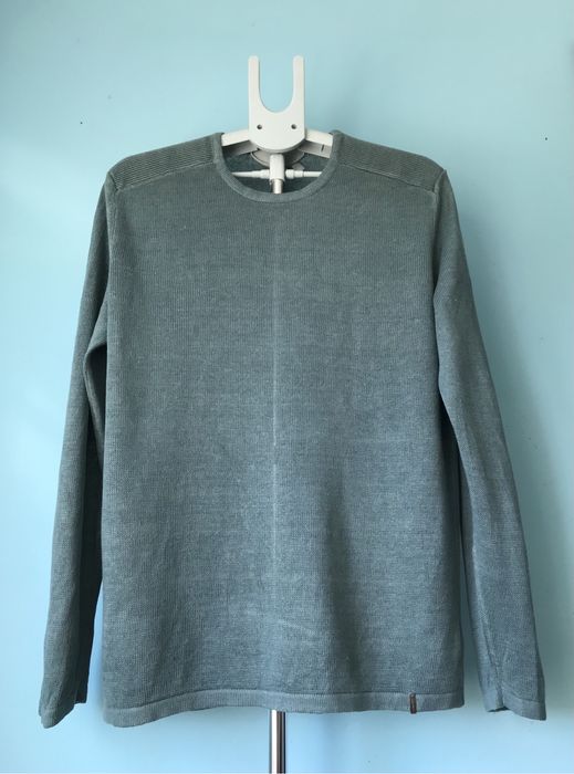 Чоловічій легкий лляний светр (лонгслив) Calvin Klein, розмір L-XL