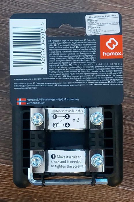 Mocowanie na drugi rower HAMAX