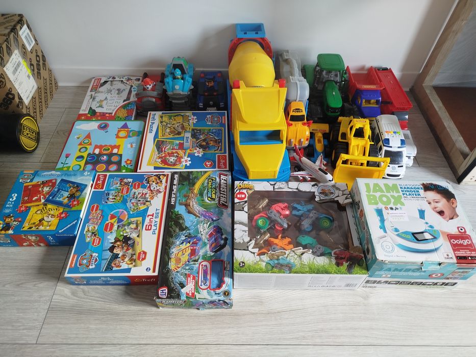 Gry i zabawki, puzzle, karaoke  psi patrol wader