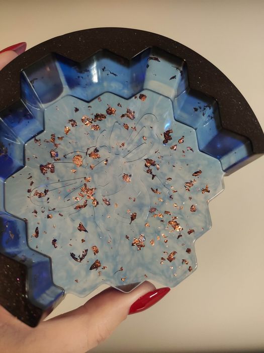 Podkładki zestaw podkładek z żywicy epoksydowej pod kubek ozdobne