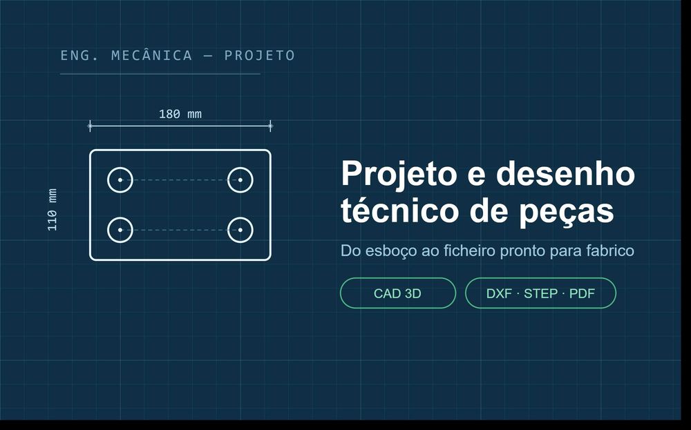 Projeto e Desenho Técnico de Peças Mecânicas (CAD)
