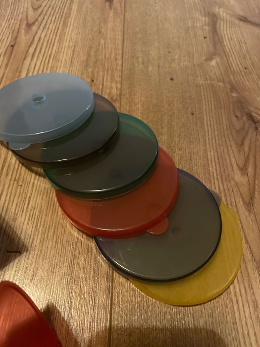 Plastikowe kubki zamykane Tchibo