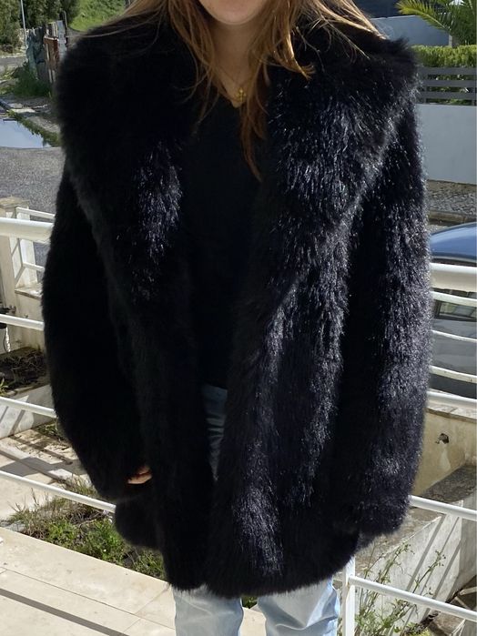 Casaco Mango  Em Pêlo , novo