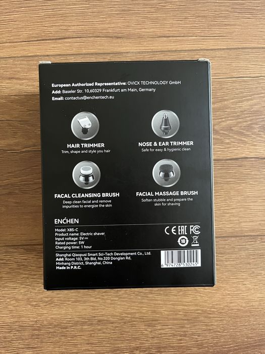 Бритва Enchen X8S-C Black