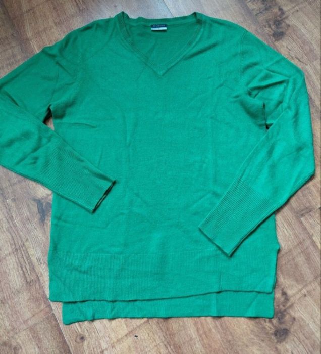 Sweter zielony cienki rozmiar L