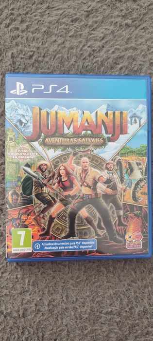 Jumanji PS4 na caixa