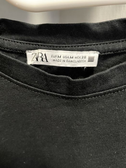 Футболка ZARA чорна, розмір М