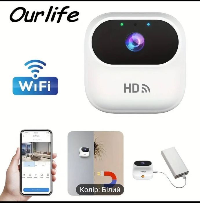 Wi-Fi камера - 1080P Full HD