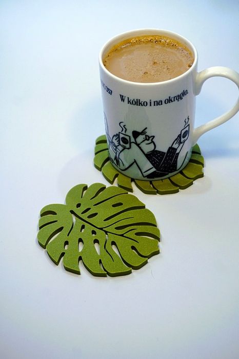 Designerskie Podkładki Monstera – Połączenie Natury z Nowoczesnością!