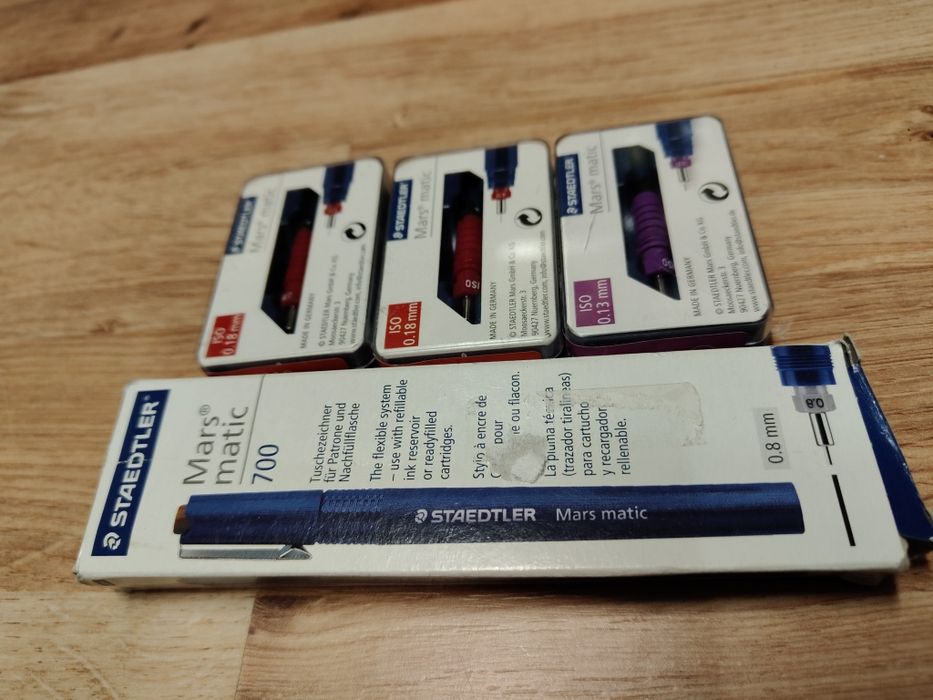 Rapidograf STAEDTLER Mars Matic 700 + 2 końcówki 

Rapidografy Mars Ma