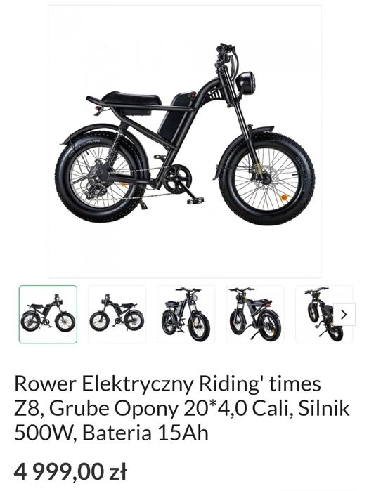 Rower elektryczny z8
