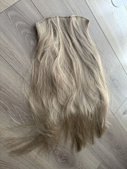 Dopinka sztuczne włosy blond 50 cm