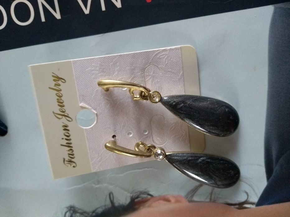 Trzy pary kolczyków