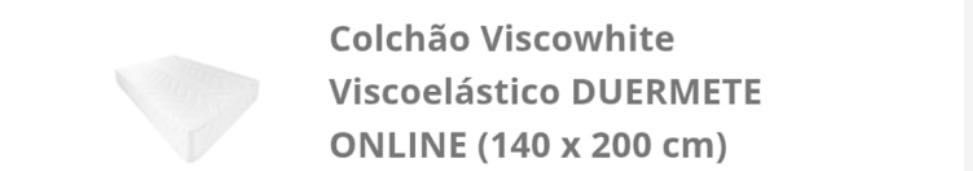 Colchão 140x200 praticamente novo