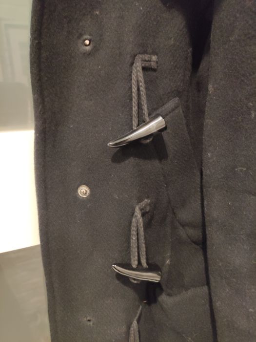 Płaszcz z kapturem TOPSHOP 36 (S) czarny