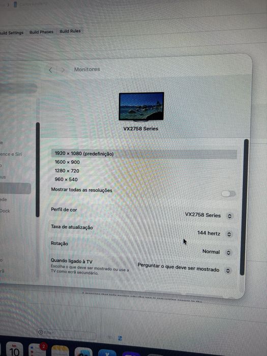 Monitor 27” Curvo 144hz